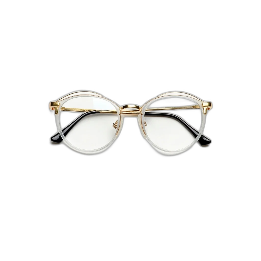 jewelry, pair, round-framed, glasses transparent PNG cut-out