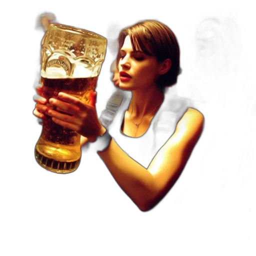 bottle, photorealistic, pixel art, 3d render transparent PNG cut-out