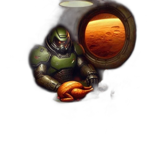 robot, weapon, food, creature transparent PNG cut-out