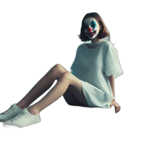 dress, mask, shoes, creature transparent PNG cut-out