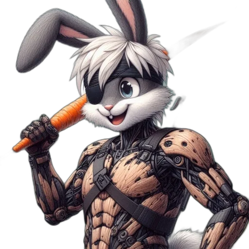 animal, weapon, robot, staff transparent PNG cut-out
