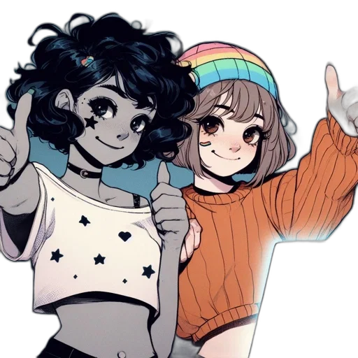 hat, jacket, staff, hair transparent PNG cut-out
