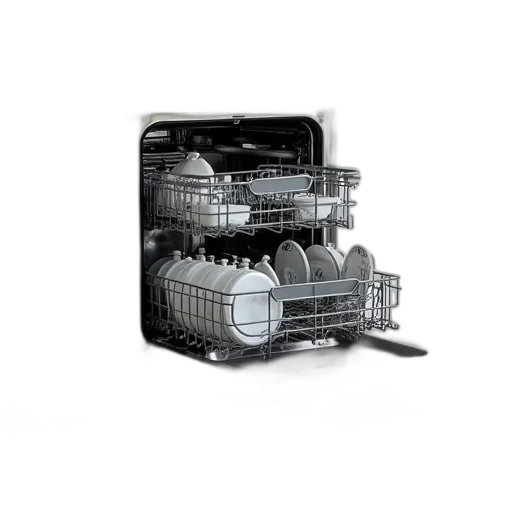 robot, model, dishwasher, appliances transparent PNG cut-out