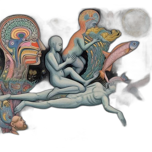concept art, fantasy art, watercolor, outer space transparent PNG cut-out
