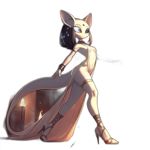 dress, robot, mask, jewelry transparent PNG cut-out