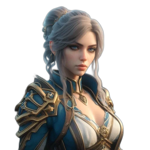 staff, face, jewelry, fantasy art transparent PNG cut-out