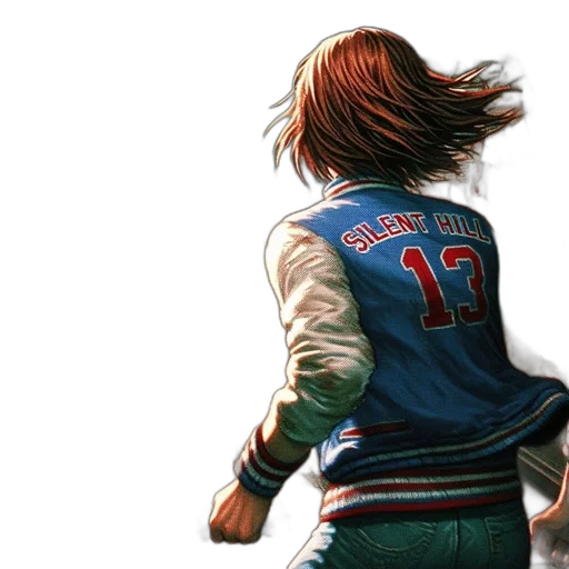 jacket, hair, concept art, comic book art transparent PNG cut-out