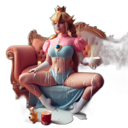 crown, dress, concept art, fantasy art transparent PNG cut-out