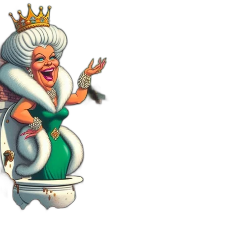 crown, concept art, 3d render, cartoon transparent PNG cut-out