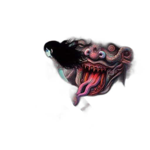 creature, dragon, mask, animal transparent PNG cut-out