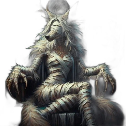 creature, staff, dragon, mask transparent PNG cut-out