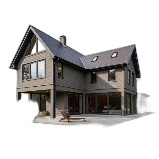 building, 3d render, photorealistic, concept art transparent PNG cut-out