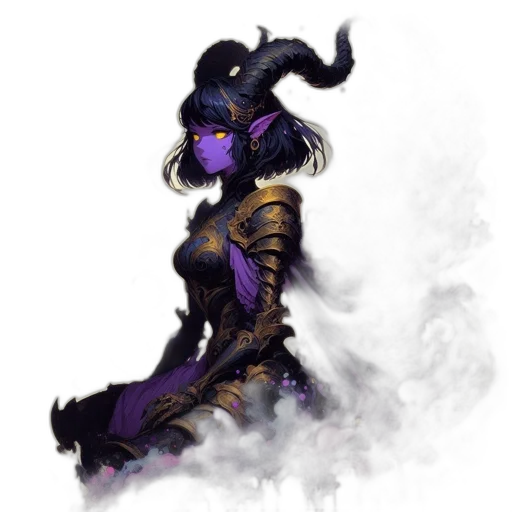 mask, dragon, staff, fantasy art transparent PNG cut-out