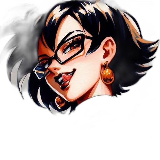 face, staff, jewelry, cartoon transparent PNG cut-out