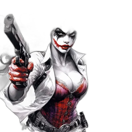 weapon, comic book art, concept art, photorealistic transparent PNG cut-out