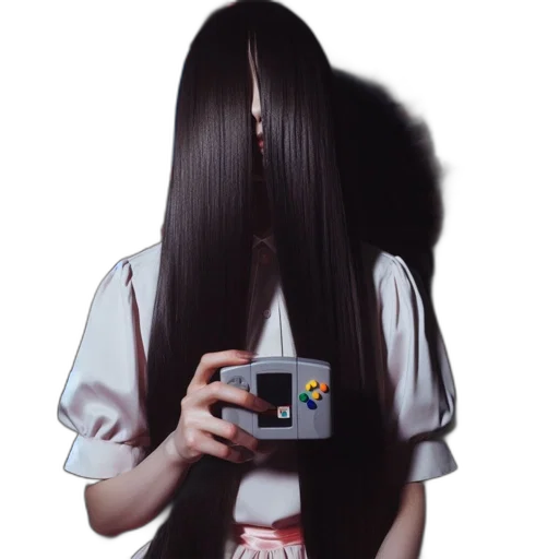hair, creature, face, robot transparent PNG cut-out