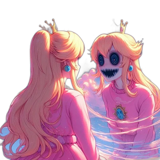 crown, mask, dress, creature transparent PNG cut-out