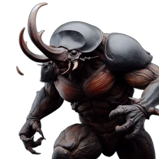 creature, concept art, 3d render, fantasy art transparent PNG cut-out