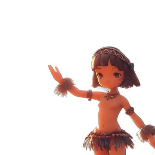 creature, staff, weapon, hair transparent PNG cut-out