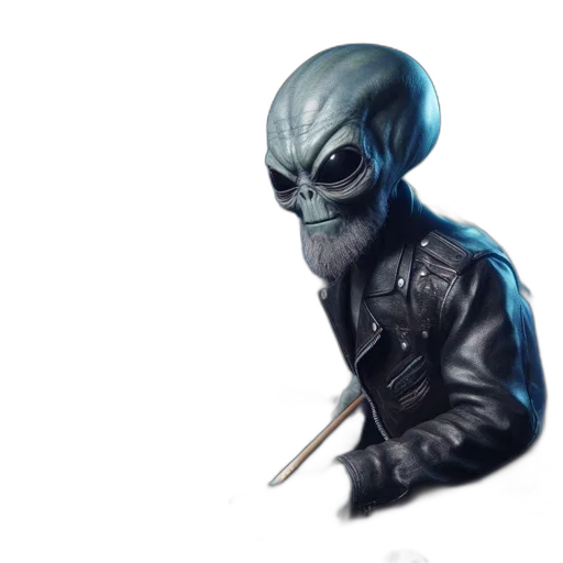 staff, mask, creature, robot transparent PNG cut-out