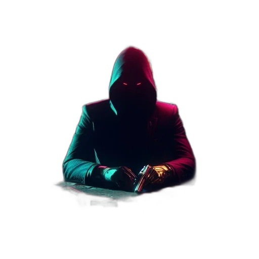 jacket, mask, robot, staff transparent PNG cut-out