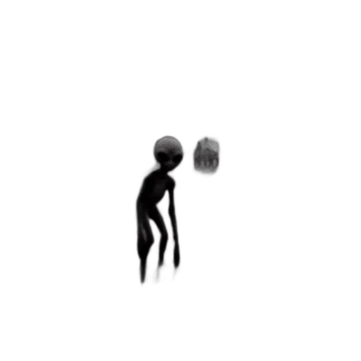 creature, hair, staff, robot transparent PNG cut-out