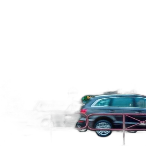 car, robot, concept art, vaporwave transparent PNG cut-out