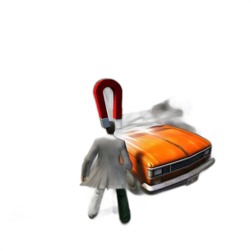 car, robot, weapon, staff transparent PNG cut-out