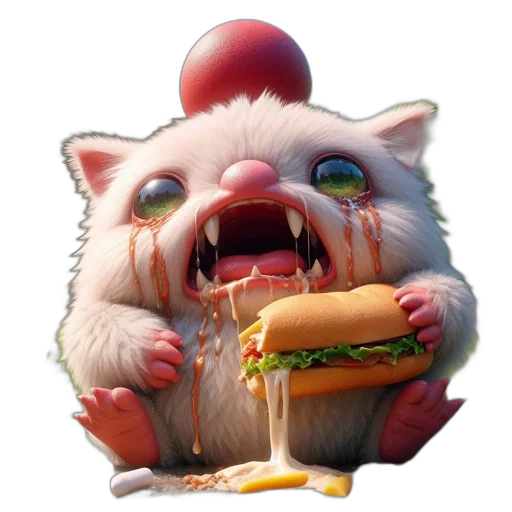food, animal, creature, dragon transparent PNG cut-out