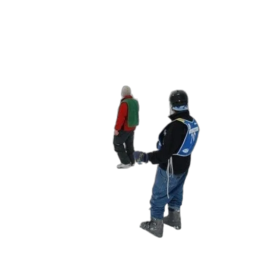 robot, jacket, staff, hat transparent PNG cut-out