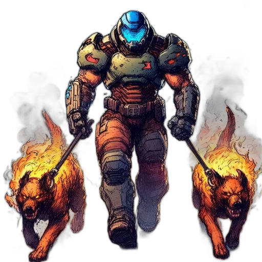 robot, concept art, fantasy art, comic book art transparent PNG cut-out
