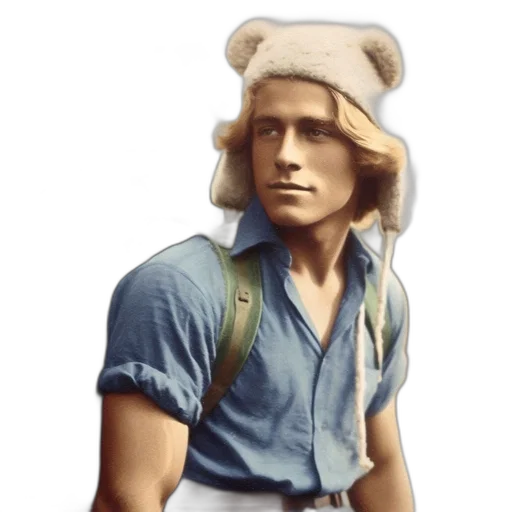 hat, face, jacket, animal transparent PNG cut-out