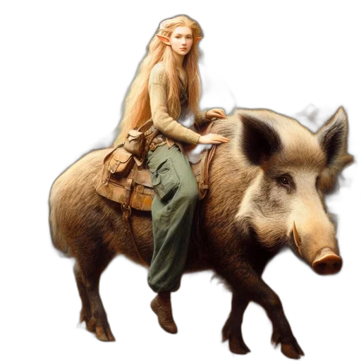 animal, creature, concept art, photorealistic transparent PNG cut-out