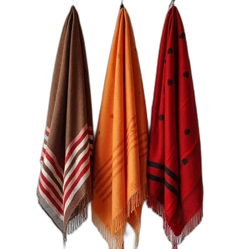 umbrella, earth tones, red, colorful transparent PNG cut-out