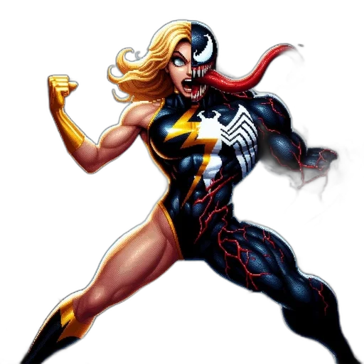 comic book art, concept art, cartoon, muscular transparent PNG cut-out