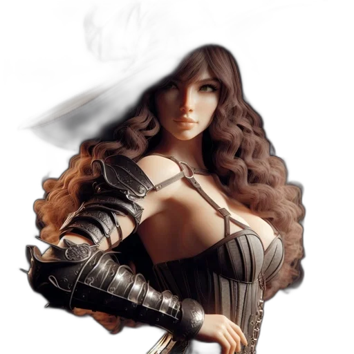 dress, sword, weapon, fantasy art transparent PNG cut-out