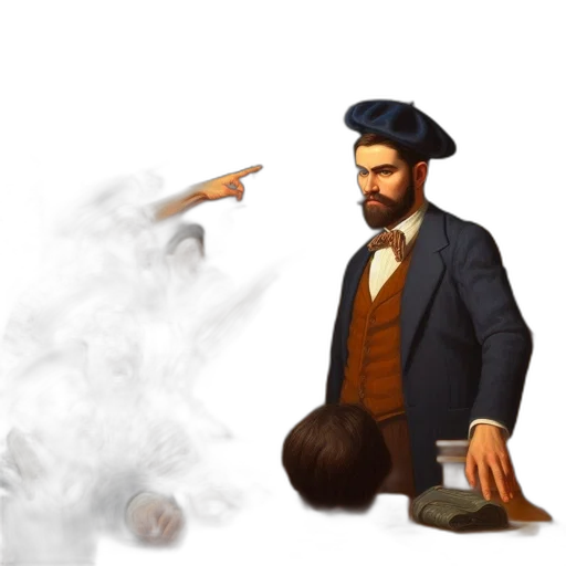 hat, weapon, concept art, photorealistic transparent PNG cut-out