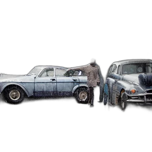 car, photorealistic, concept art, 3d render transparent PNG cut-out