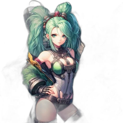 dress, weapon, staff, robot transparent PNG cut-out
