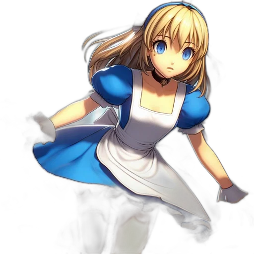 dress, staff, sword, anime transparent PNG cut-out