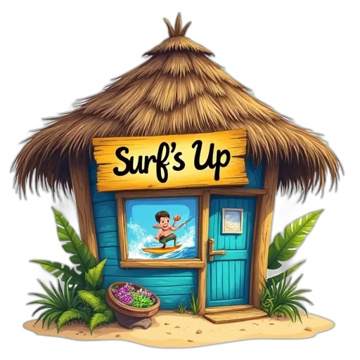 concept art, beach, detailed, illustration transparent PNG cut-out