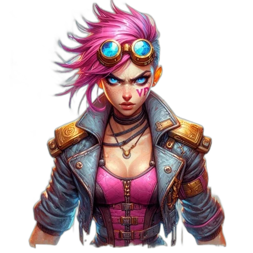 jacket, face, weapon, staff transparent PNG cut-out