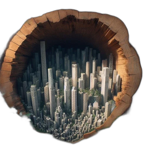 tree, building, crown, bottle transparent PNG cut-out