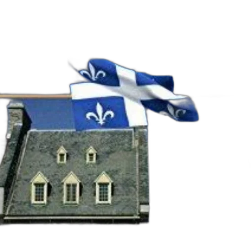 building, concept art, 3d render, quebec transparent PNG cut-out