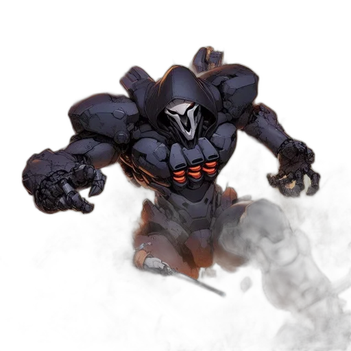 robot, creature, mask, concept art transparent PNG cut-out
