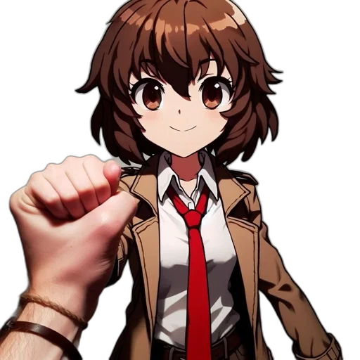 weapon, jacket, staff, face transparent PNG cut-out