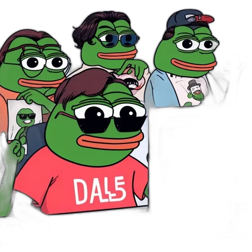 pepe, frog, meme, characters transparent PNG cut-out