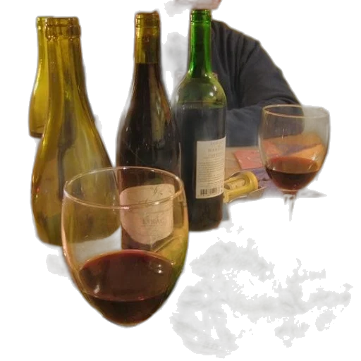 bottle, 3d render, photorealistic, oil painting transparent PNG cut-out
