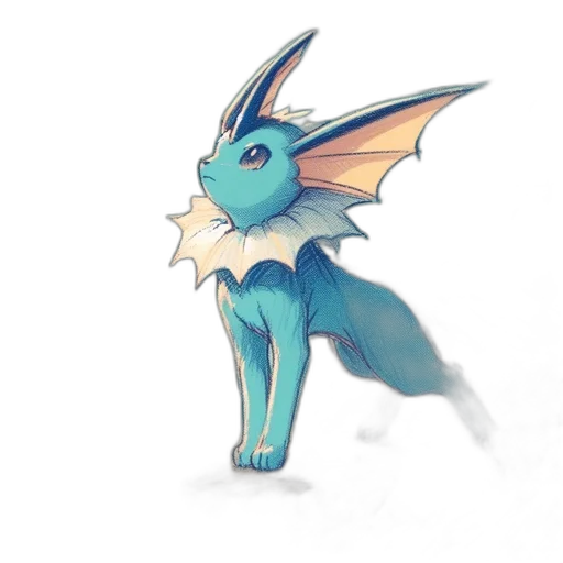 dragon, staff, creature, animal transparent PNG cut-out