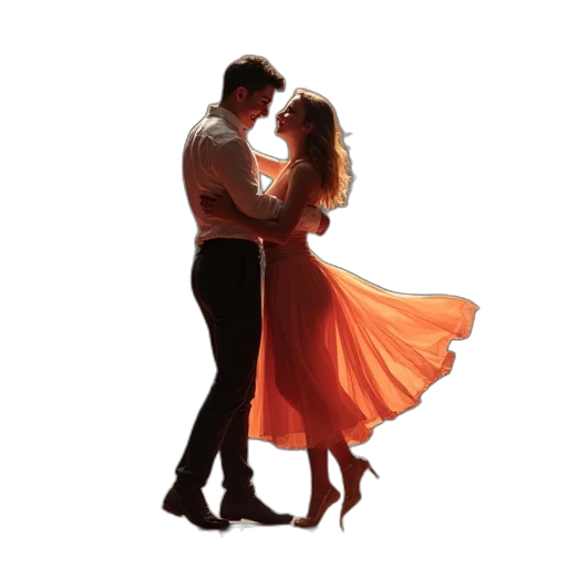 dress, photorealistic, concept art, fire transparent PNG cut-out